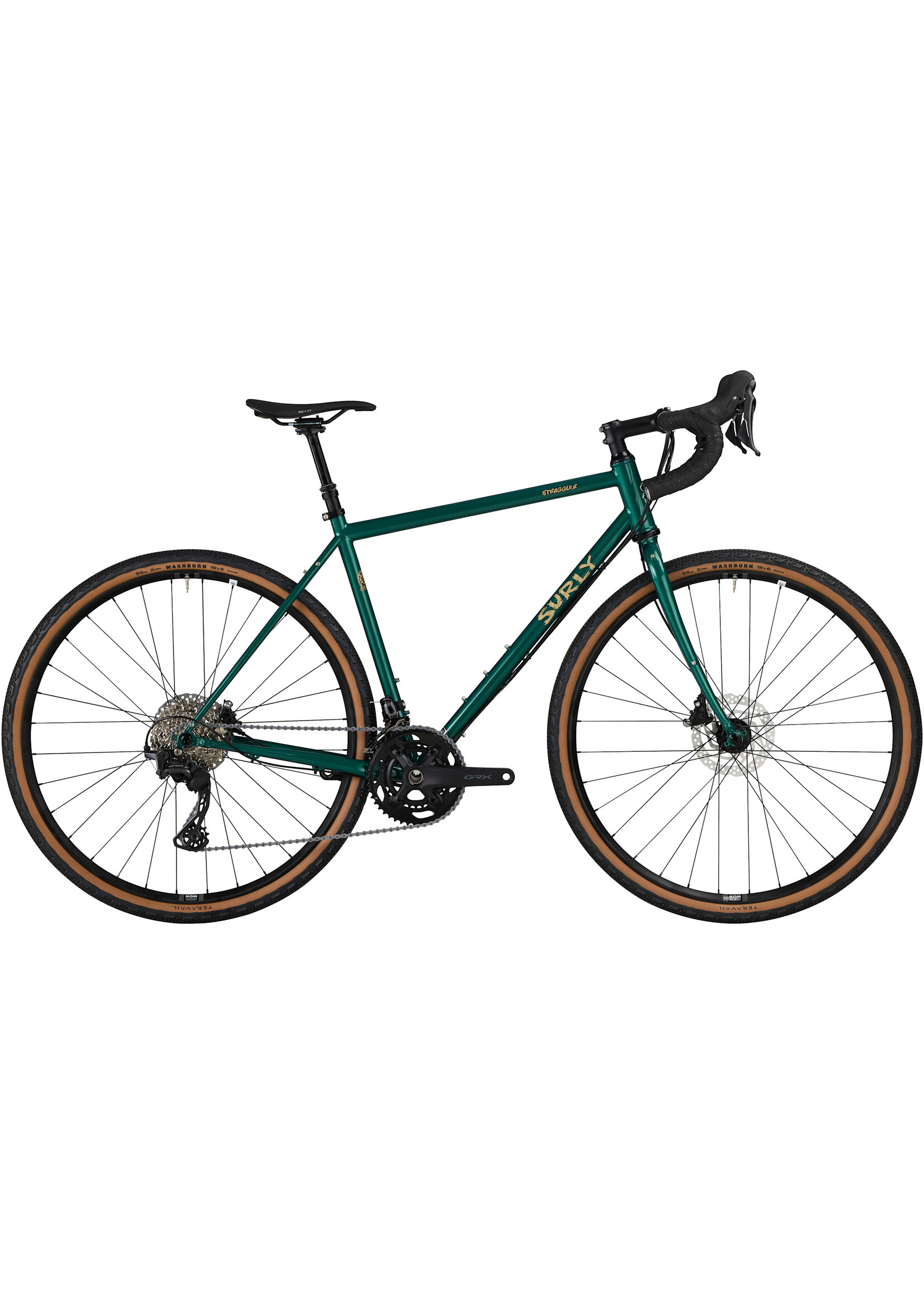 Vélo Surly Straggler GRX 610 2X12, Vert Algues Subtropicales