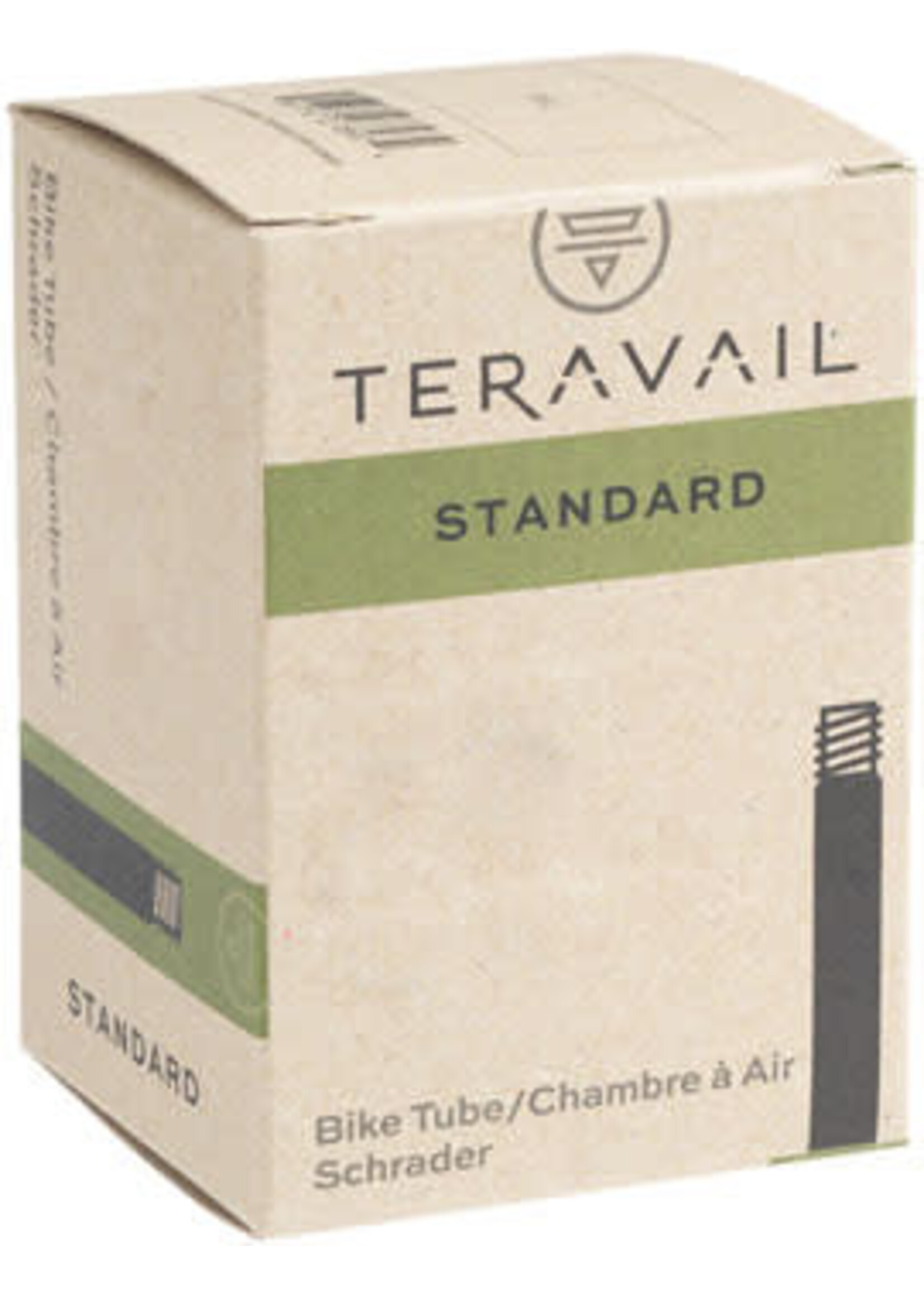 Teravail Teravail Standard Tube - 20 x 3.5 - 4.5, 35mm Schrader Valve