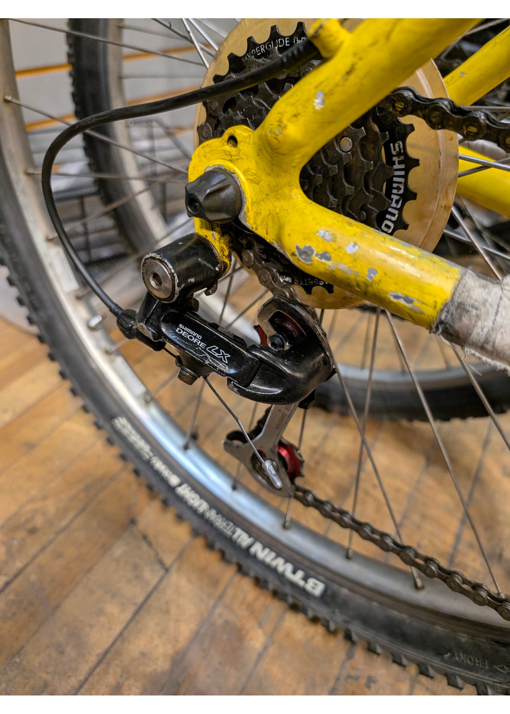 Gros Vélo Vélo Usagé Trek 8000 ZX, Jaune, Moyen