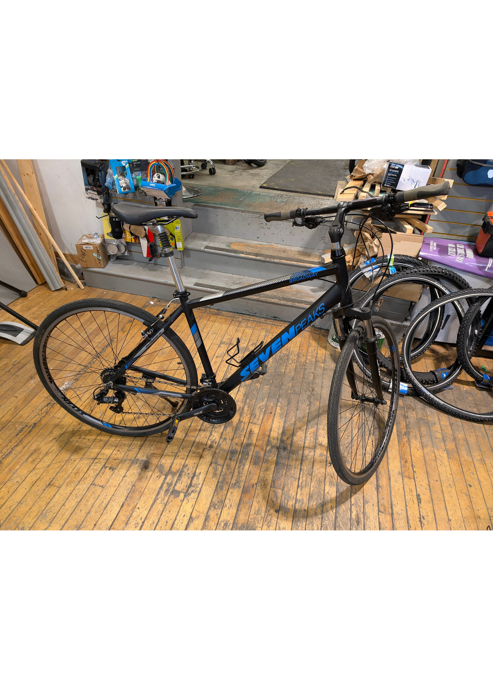 Gros Vélo Vélo Usagé Seven Peaks Broadway, Noir, Grand