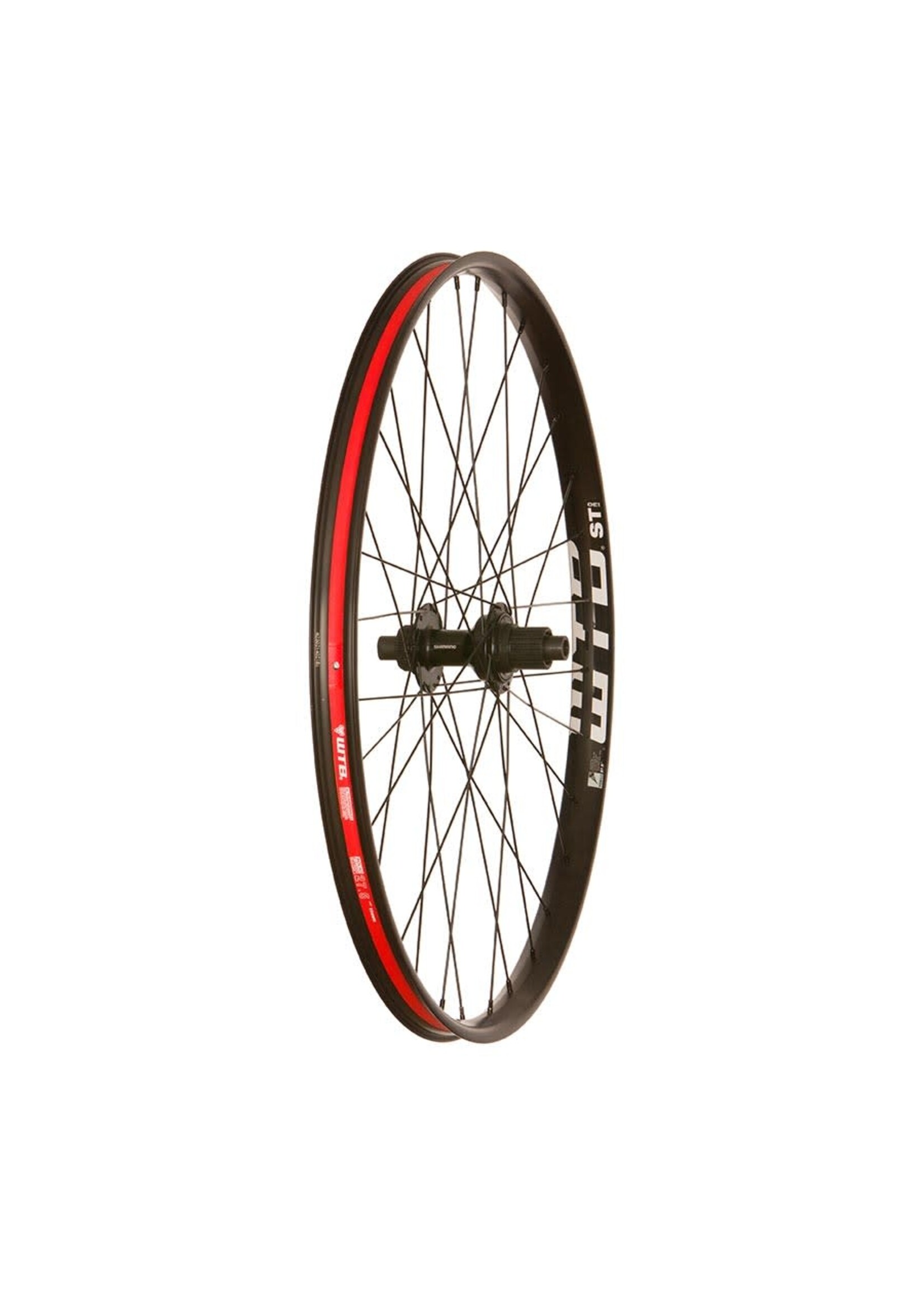 Roue Arrière 650B / 27,5" La Fabrique de Roues, Jante WTB ST i30, Moyeu Shimano FH-TC600-MS-B Microspline, Rayons Sapim Inox Noirs, Axe 148mm