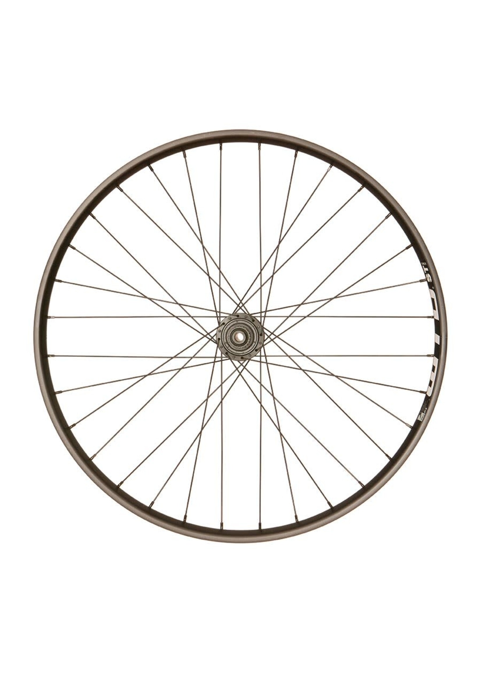 Roue Arrière 650B / 27,5" La Fabrique de Roues, Jante WTB ST i30, Moyeu Shimano FH-TC600-MS-B Microspline, Rayons Sapim Inox Noirs, Axe 148mm