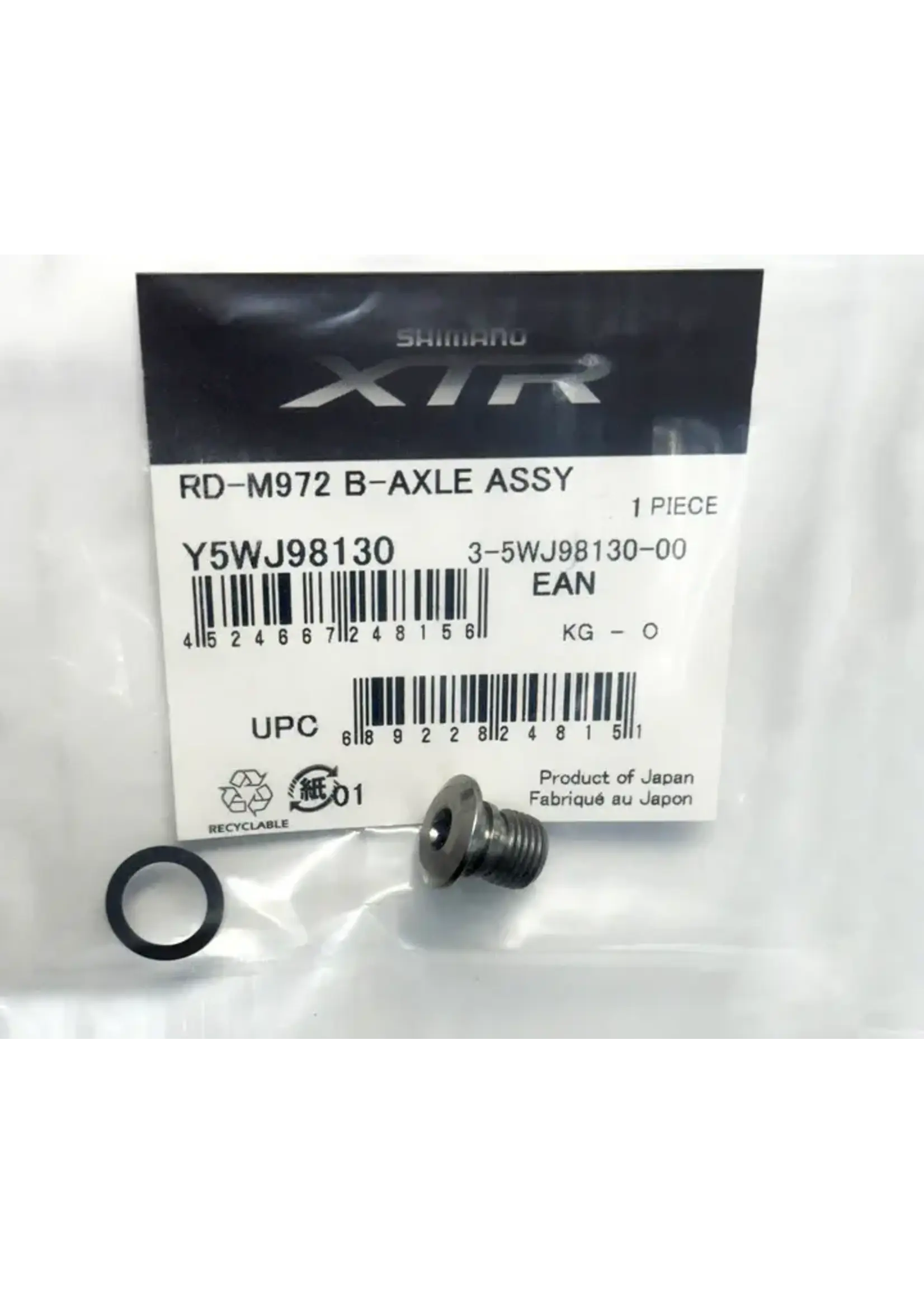 Shimano Vis d'Assemblage pour Pivot B de dérailleur Shimano XTR RD-M972, Y5WJ98130