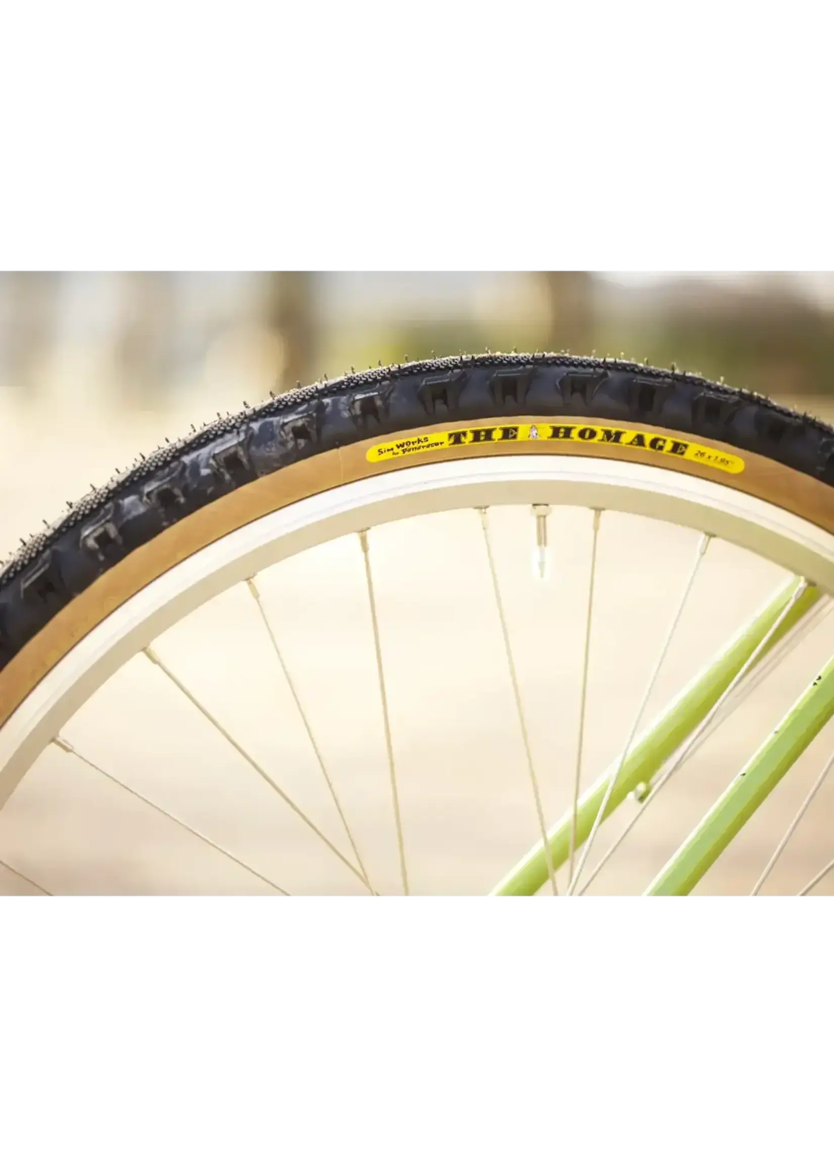 Sim Works Pneu Sim Works The Homage Tire - 650B X 43 mm Noir/Beige