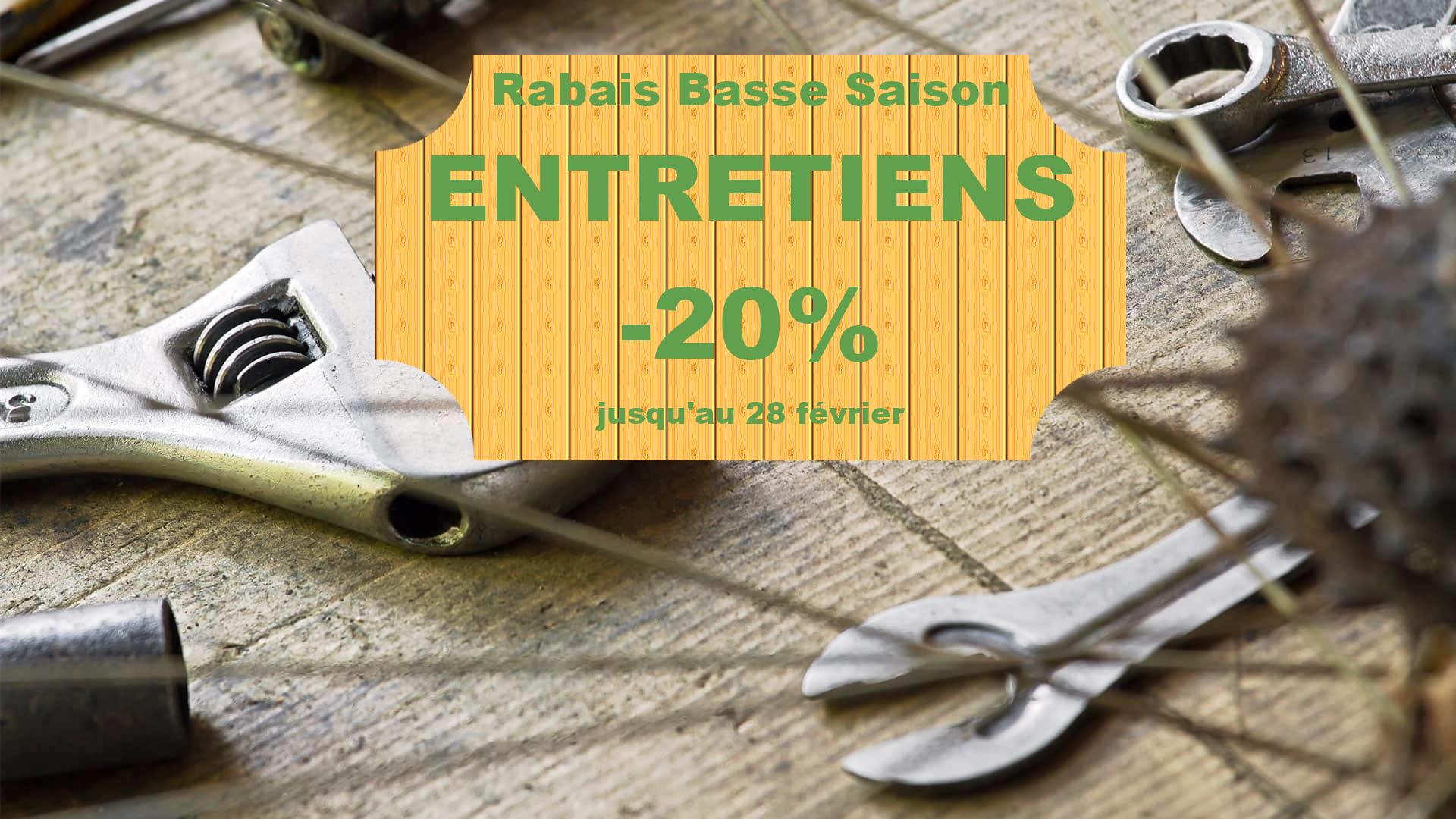 Rabais Entretien Basse Saison 2026