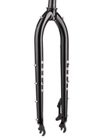 Surly Fourche Surly Cocktail  - 27.5" / 29", QRx100mm, 1-1/8", 445mm Axle To Crown, Steel, Black