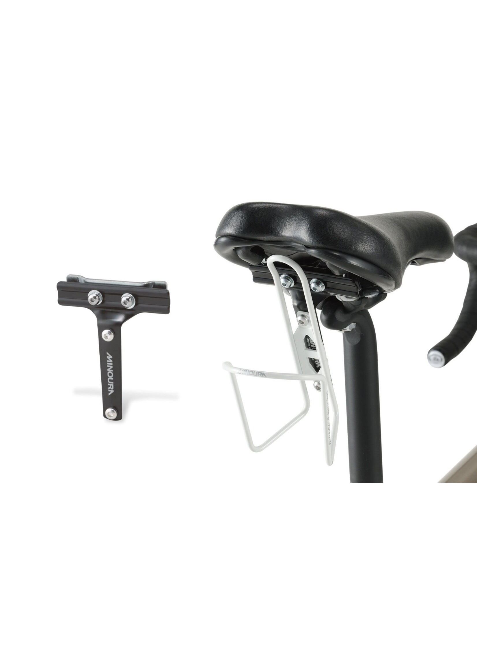 Support pour Porte-Bidon sur Selle Minoura  SBH-80