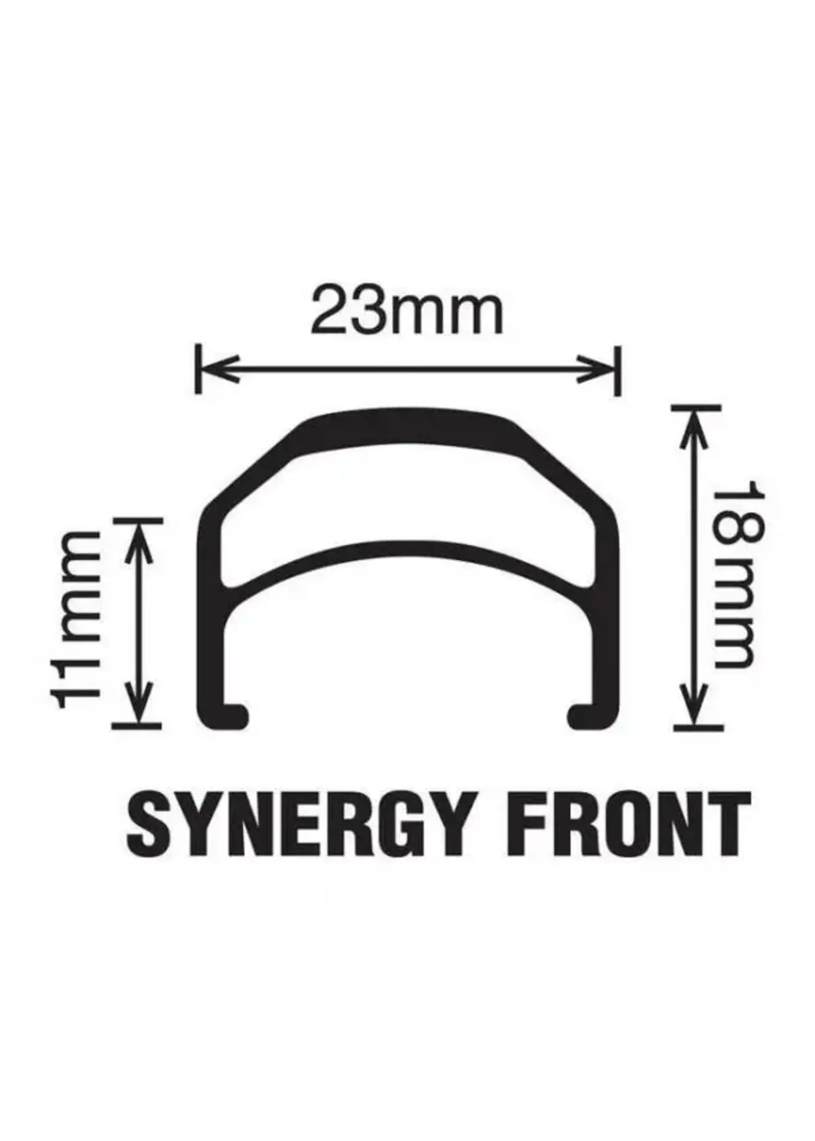 Velocity Jante Velocity Synergy, 700C, 36T, Argent