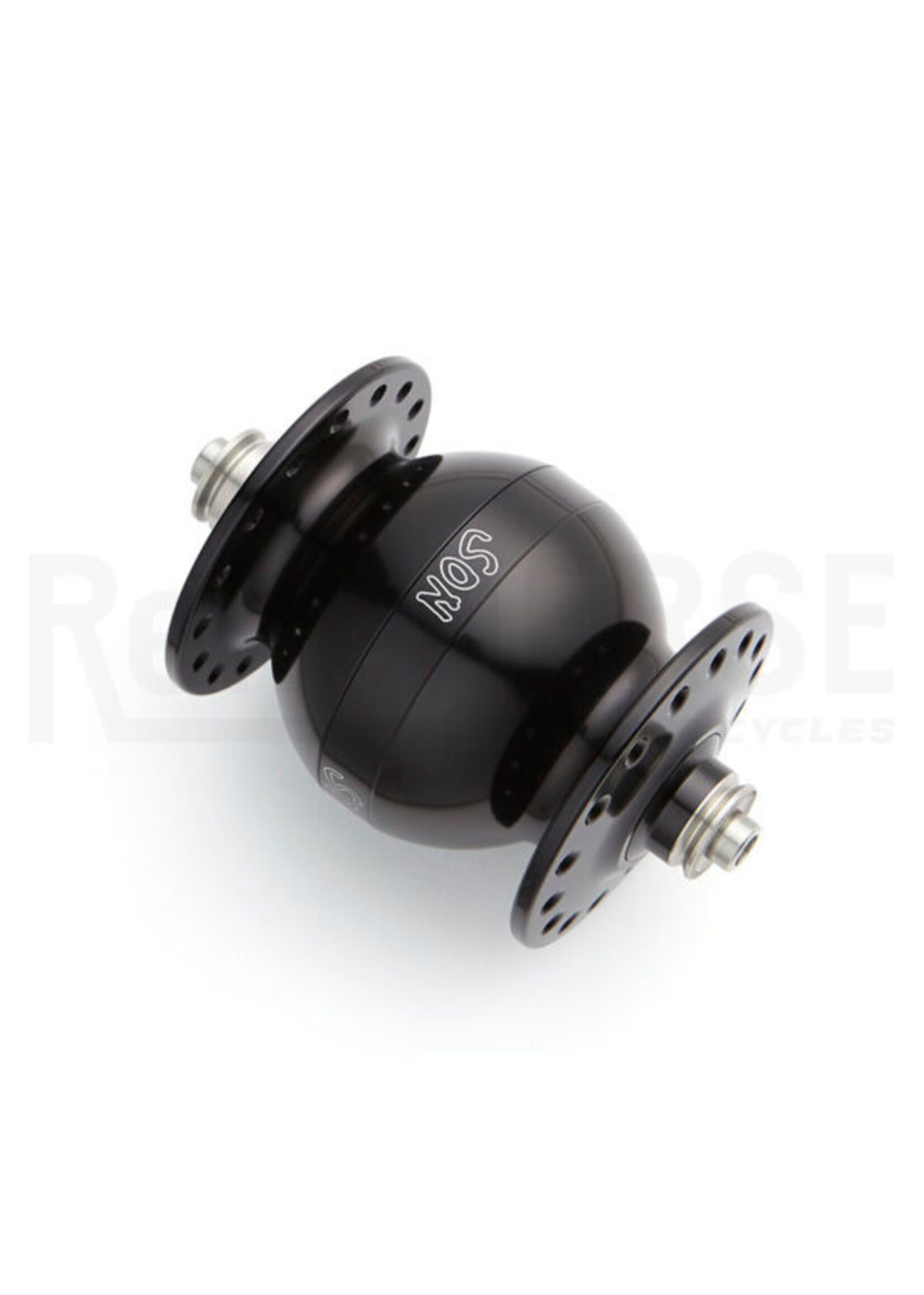 SON Nabendynamo Moyeu Dynamo SON Deluxe, 32 Trous, Noir