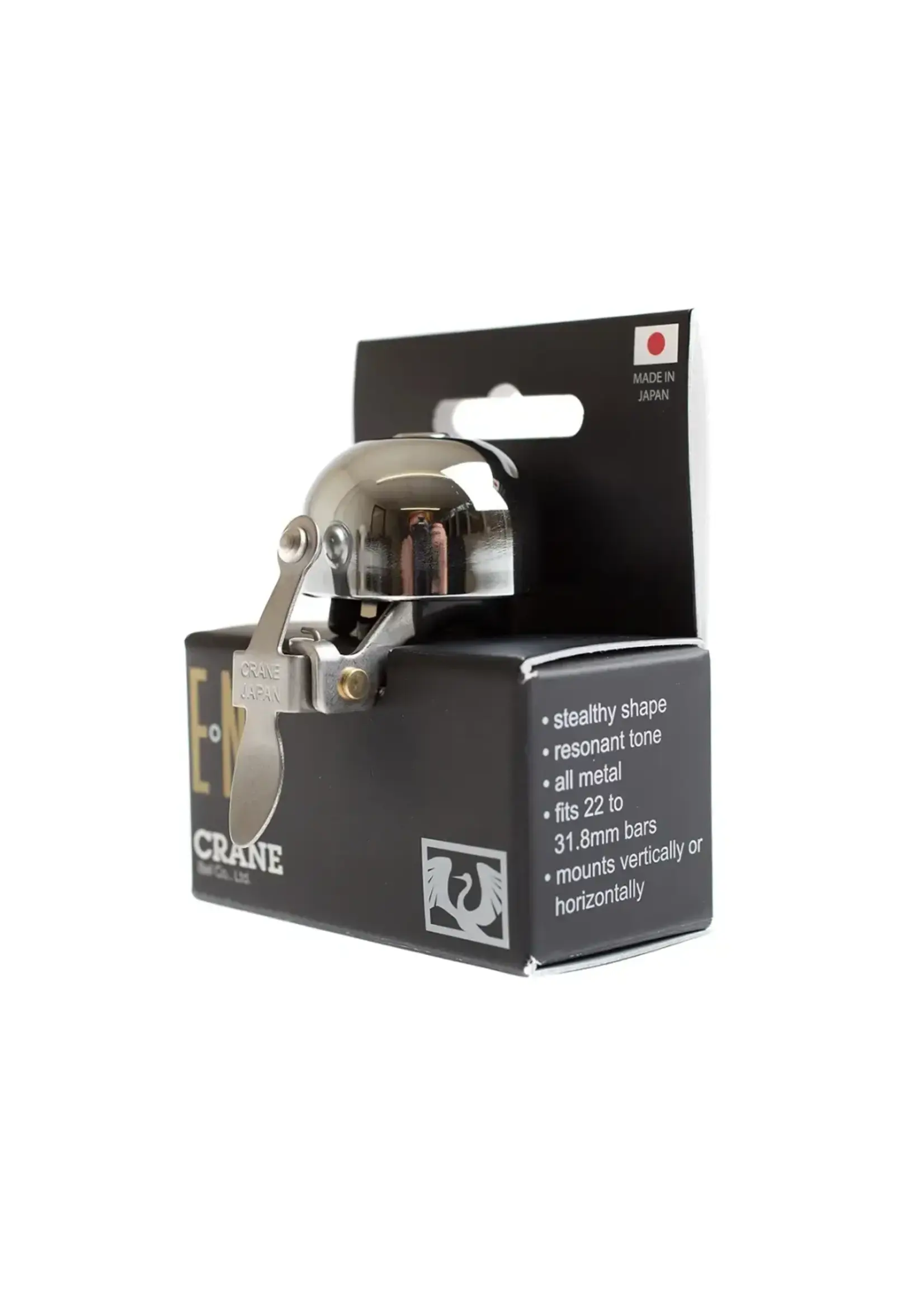 Crane Bell Co. Clochette Crane E-NE, Laiton Chromé