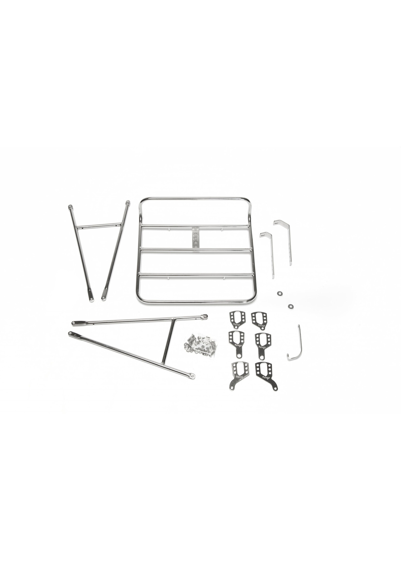 Pelago Bicycles Porte-Bagage Avant Pelago Commuter L en Acier Inoxydable, Noir