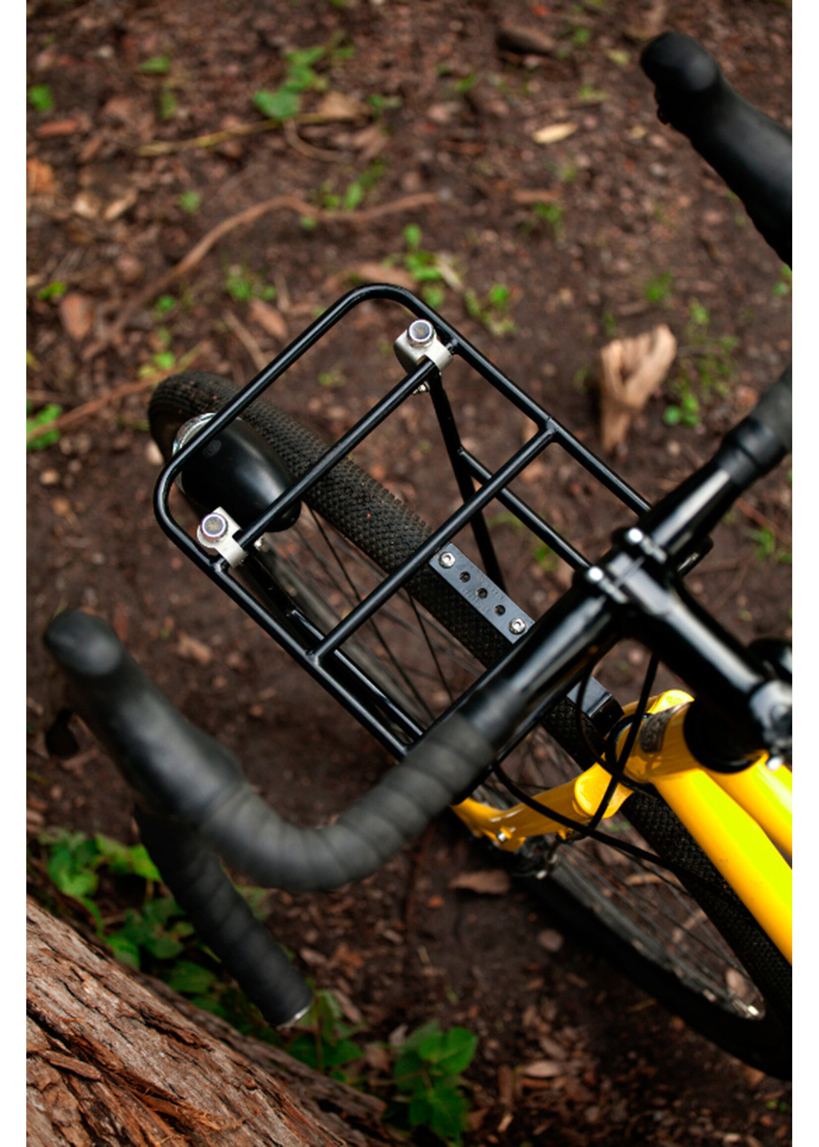 Pelago Bicycles Porte-Bagage Avant Pelago Commuter L en Acier Inoxydable, Noir