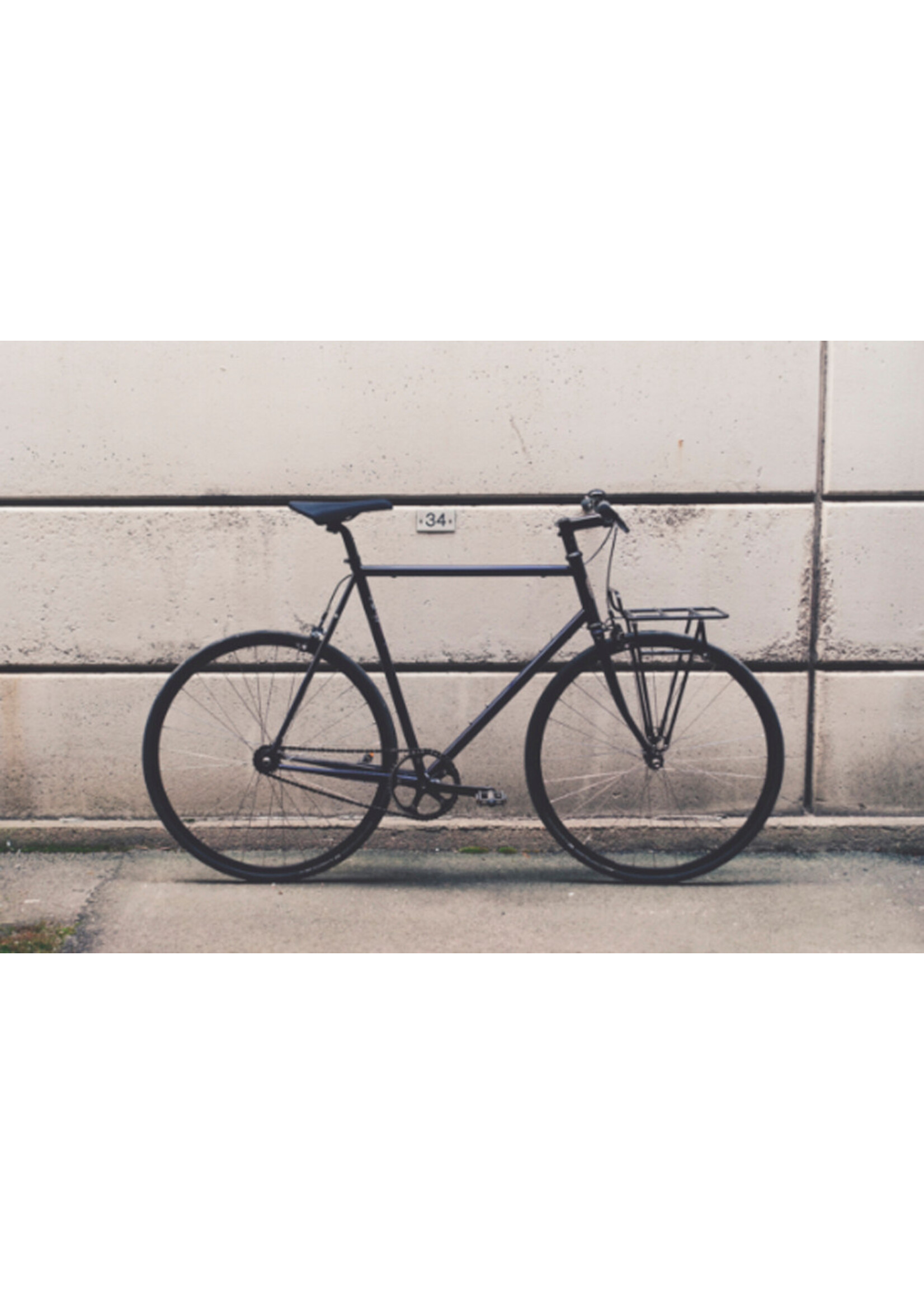 Pelago Bicycles Porte-Bagage Avant Pelago Commuter L en Acier Inoxydable, Noir