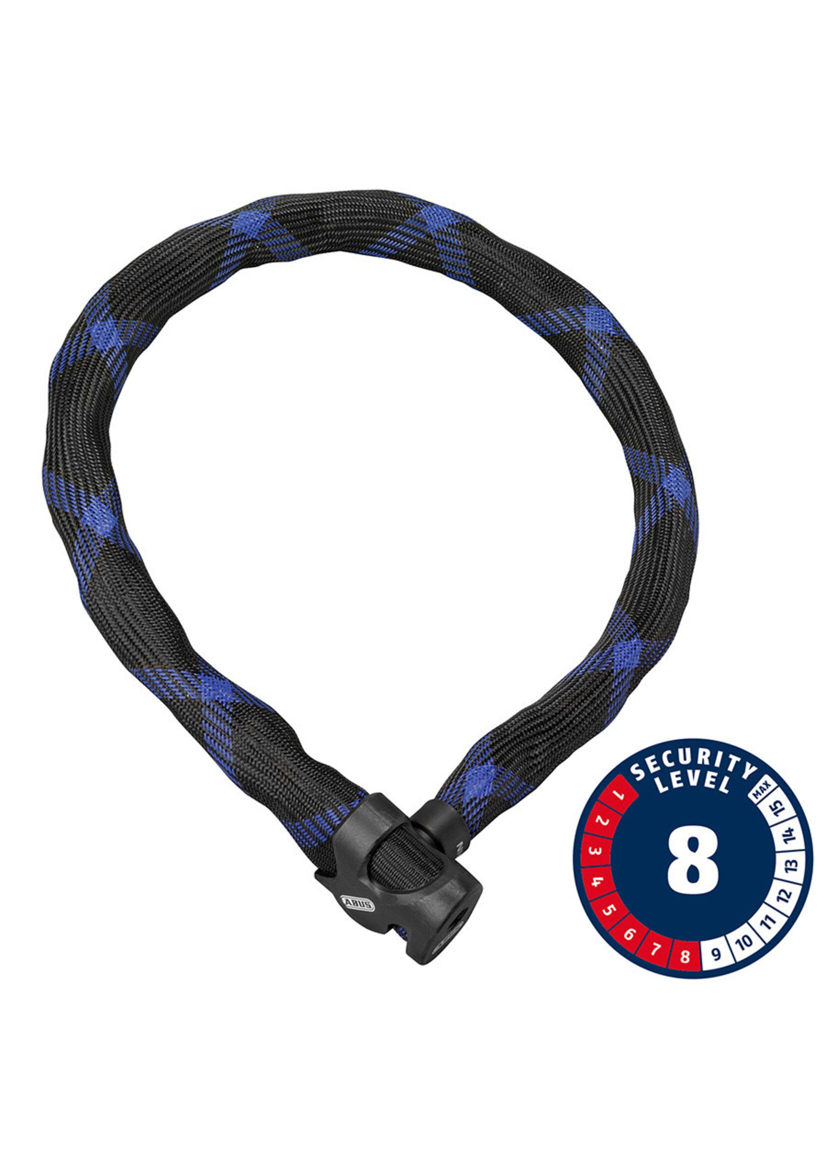 Abus Abus, Ivera Steel-O-Chain 7210, Cadenas à chaîne, Clé, 7mm, 110cm, 3.6', Noir