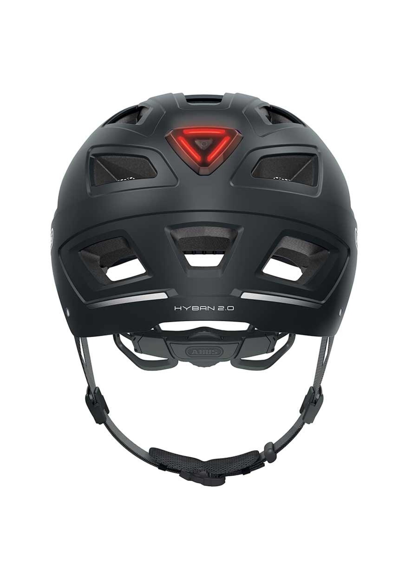 Abus Casque Abus Hyban 2.0, Noir Velours, Moyen 52 - 58cm