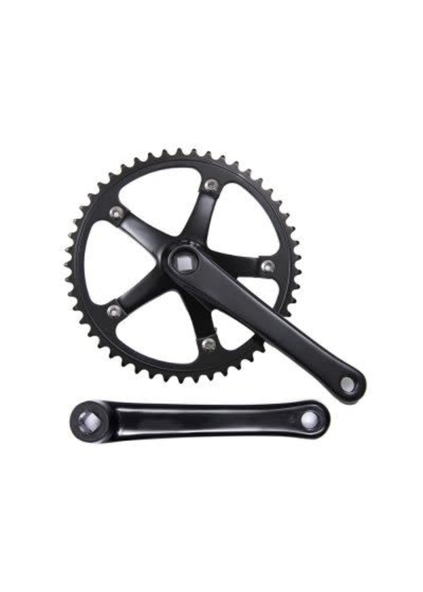 Babac Pédalier Simple Sugino 46d 1/8" Noir 130BCD, 165mm