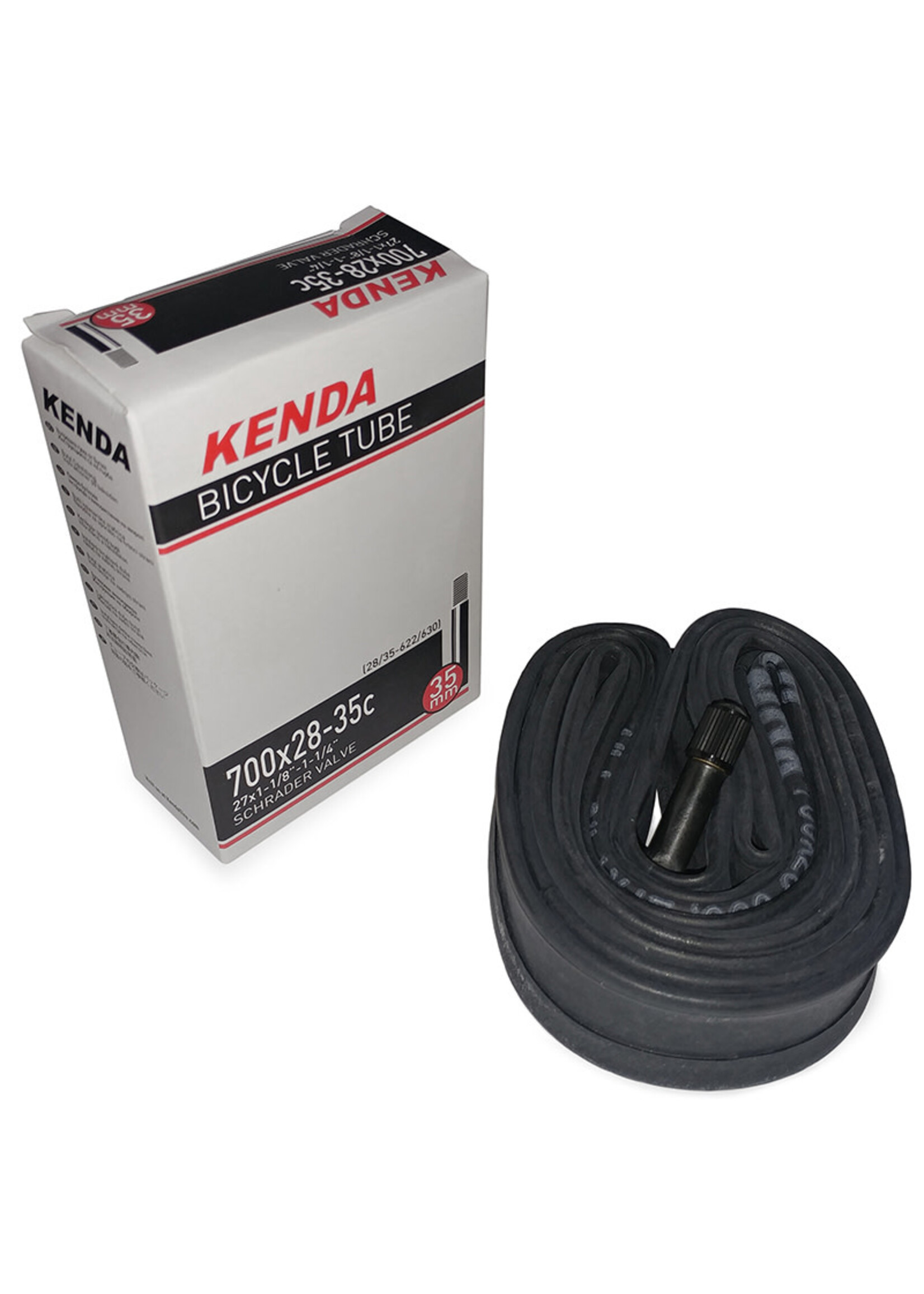 Kenda Chambre à Air Kenda 700C X 28 à 35 mm (27"X1-1/8"X1-1/4") Valve Shrader 35 mm