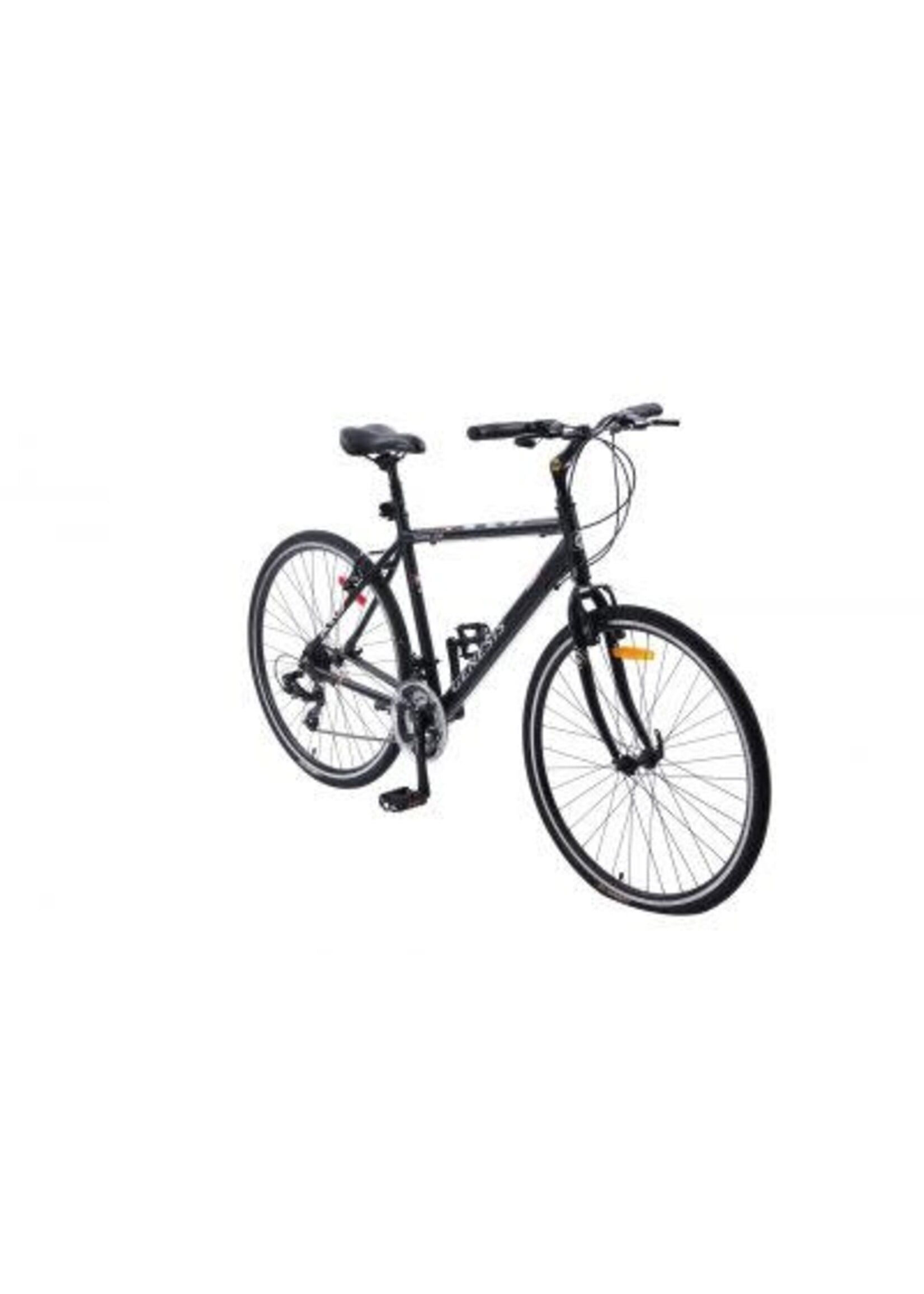 Genesis Vélo Genesis Trafik 1.0 SE, Noir/Gris/Orange, Grand 20"