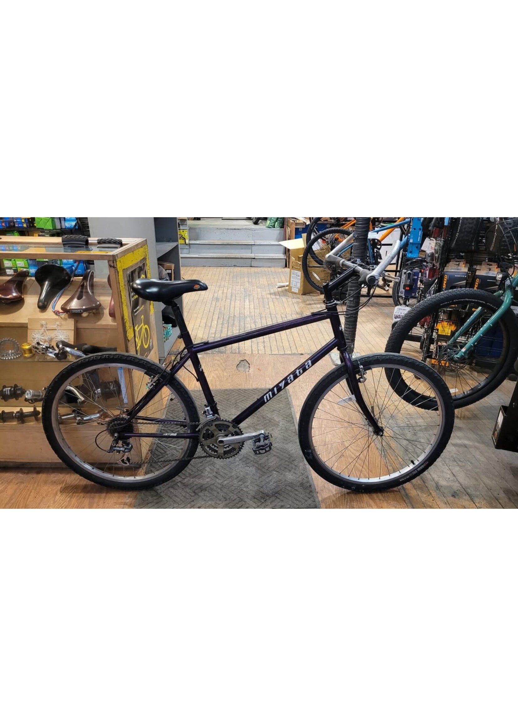 Vélo Usagé Miyata Médium aubergine 3x7