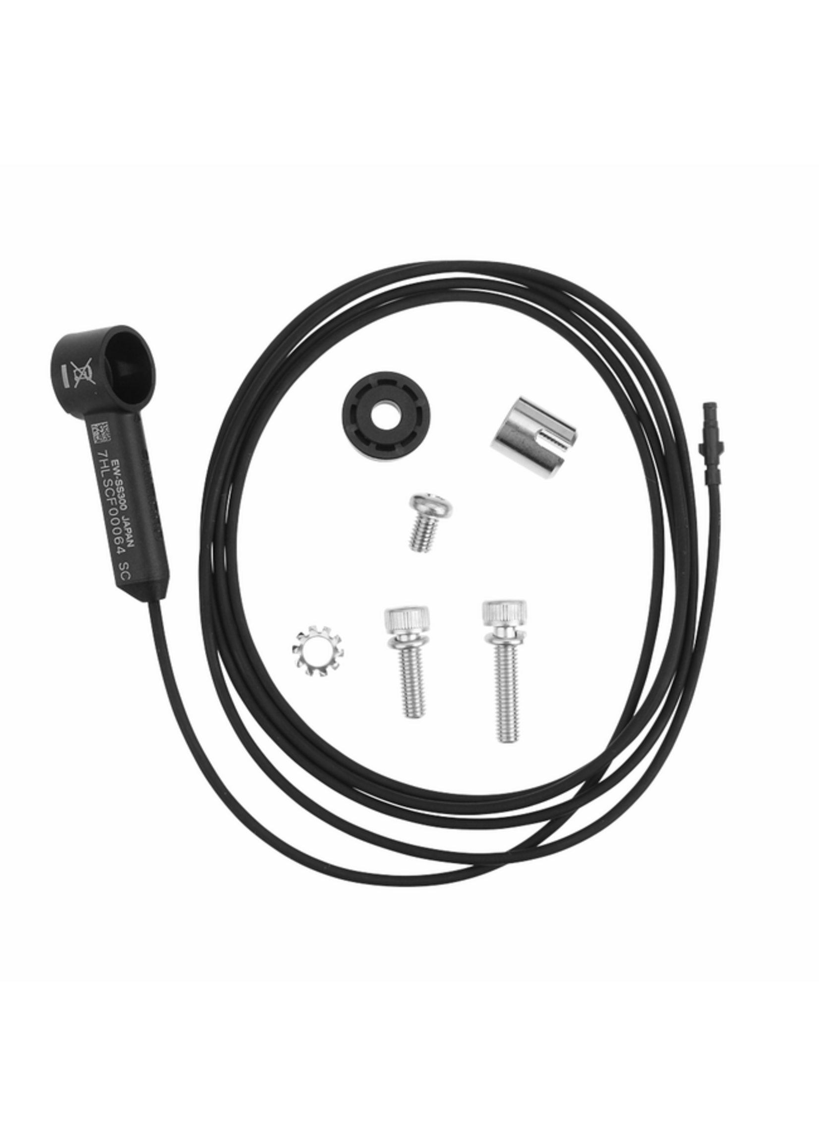 Shimano SPEED SENSOR UNIT, EW-SS300, CABLE LENGTH 1400MM, SPEED SENSOR FIXING BOLT HEXAGON WRENCH TYPE, BLACK ONE