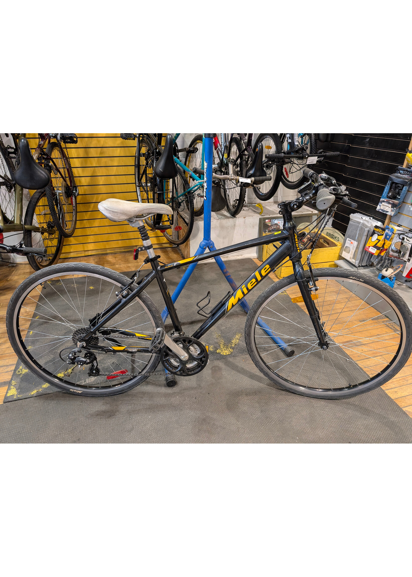 Gros Vélo Vélo Usagé Miele Hybride, Noir, Moyen