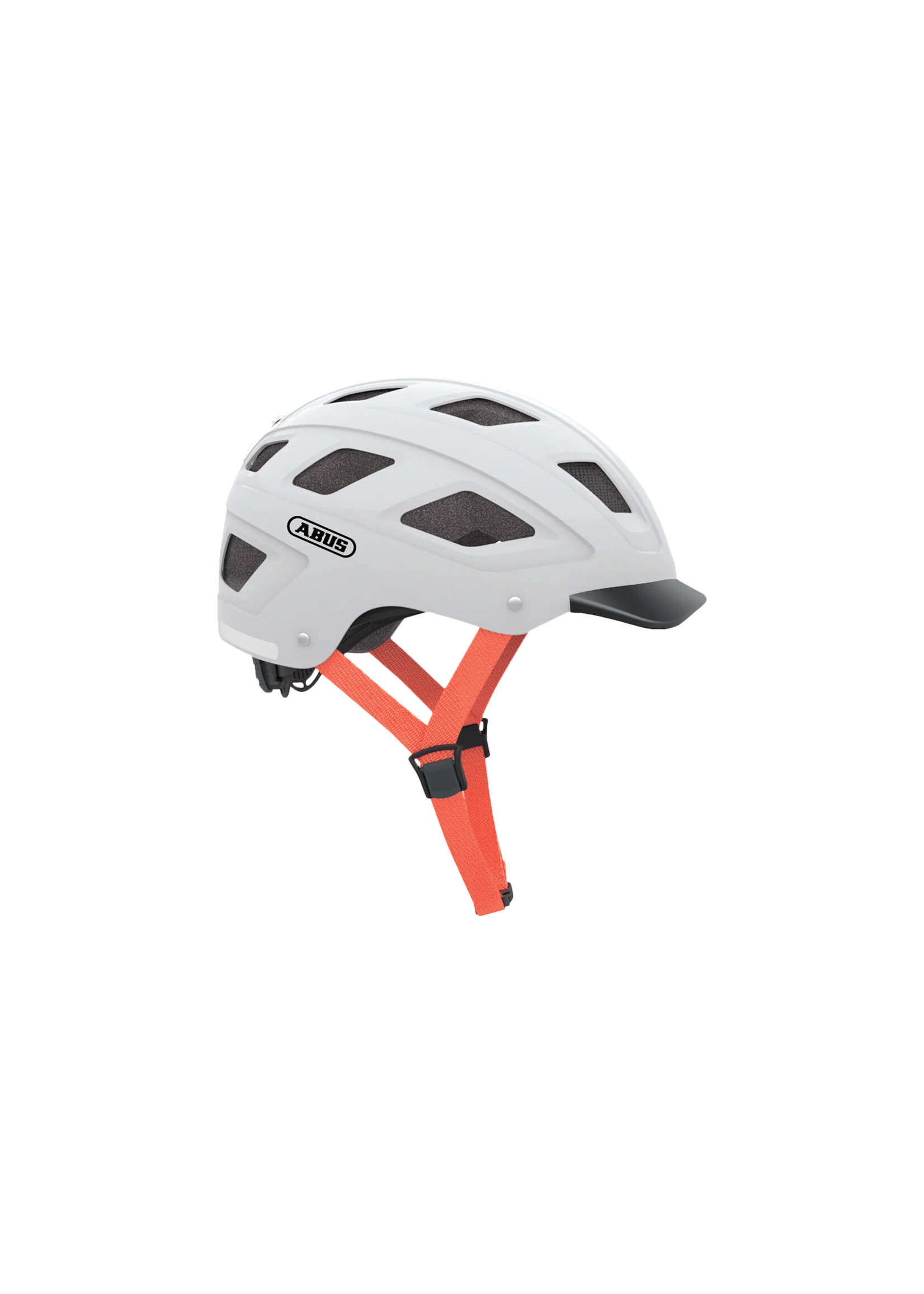 Abus Casque Abus Hyban 2.0, Gris Brillant, Moyen 52 à 58 cm