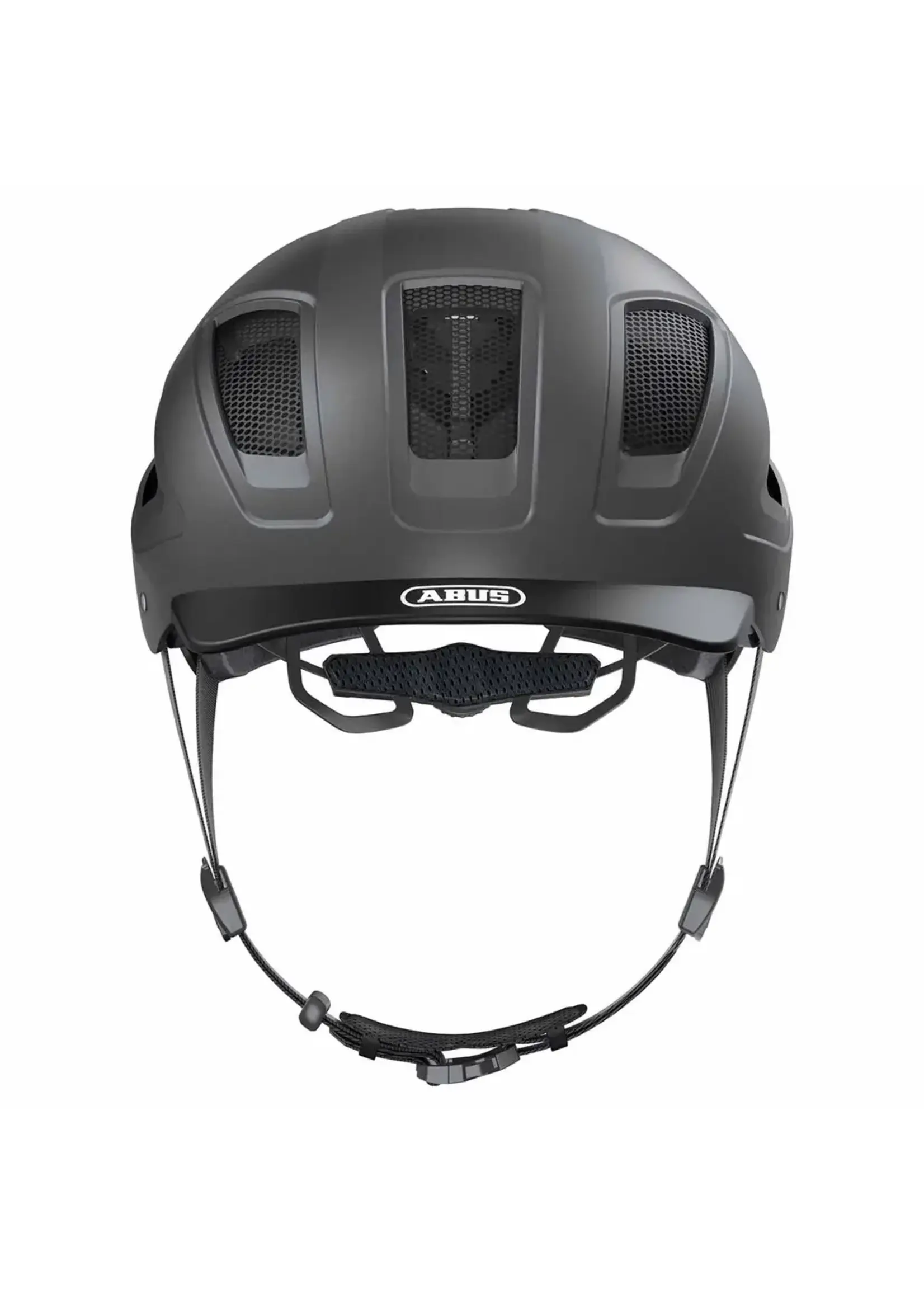 Abus Casque Abus Hyban 2.0, Gris Titane, Moyen 52 à 58 cm