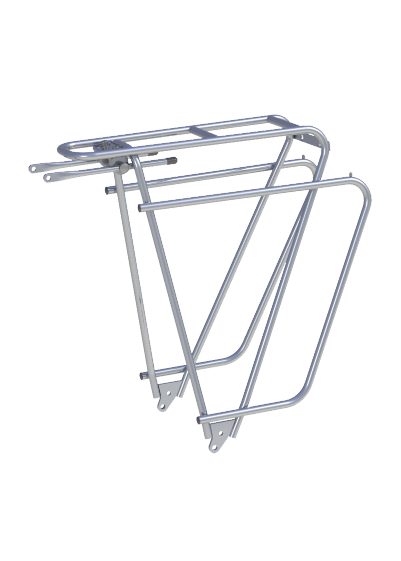 Tubus Porte-Bagage Arrière Tubus Logo Classique 26/28, Argent