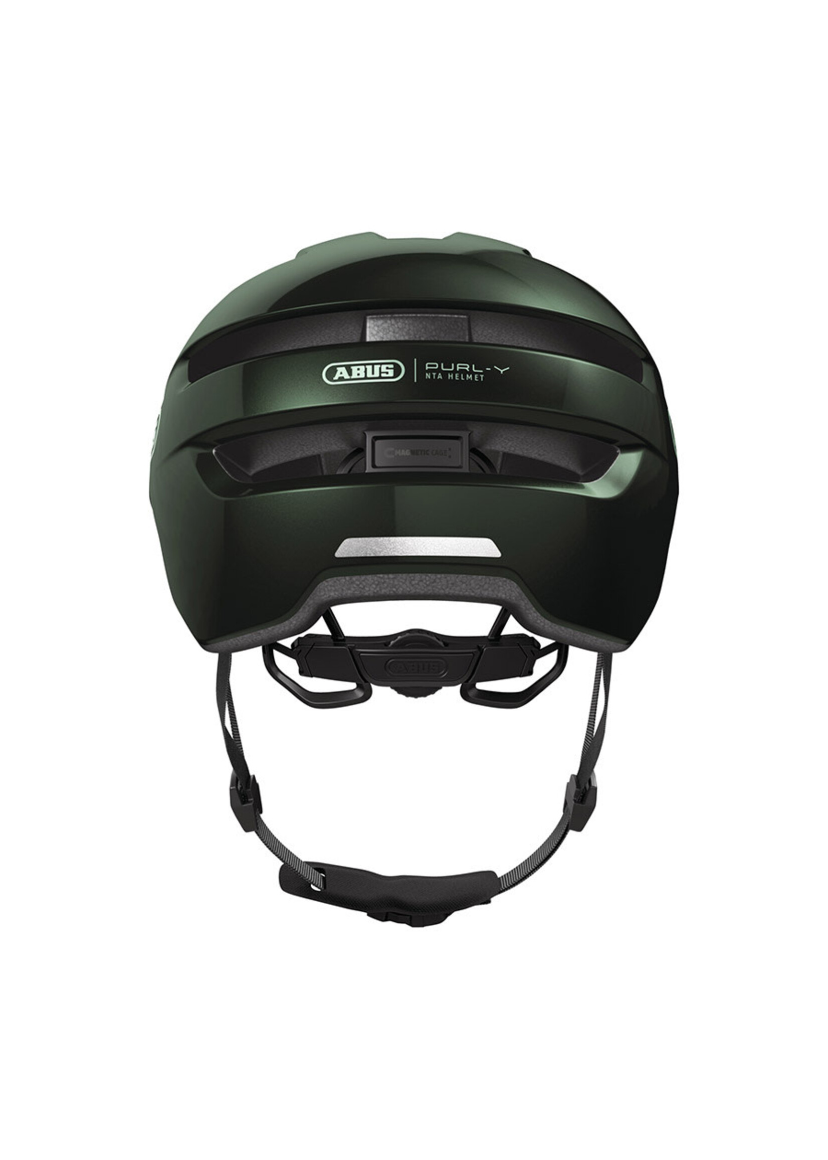 Abus Casque pour VAE Abus PURL-Y, Vert Mousse, Moyen 54 à 58cm