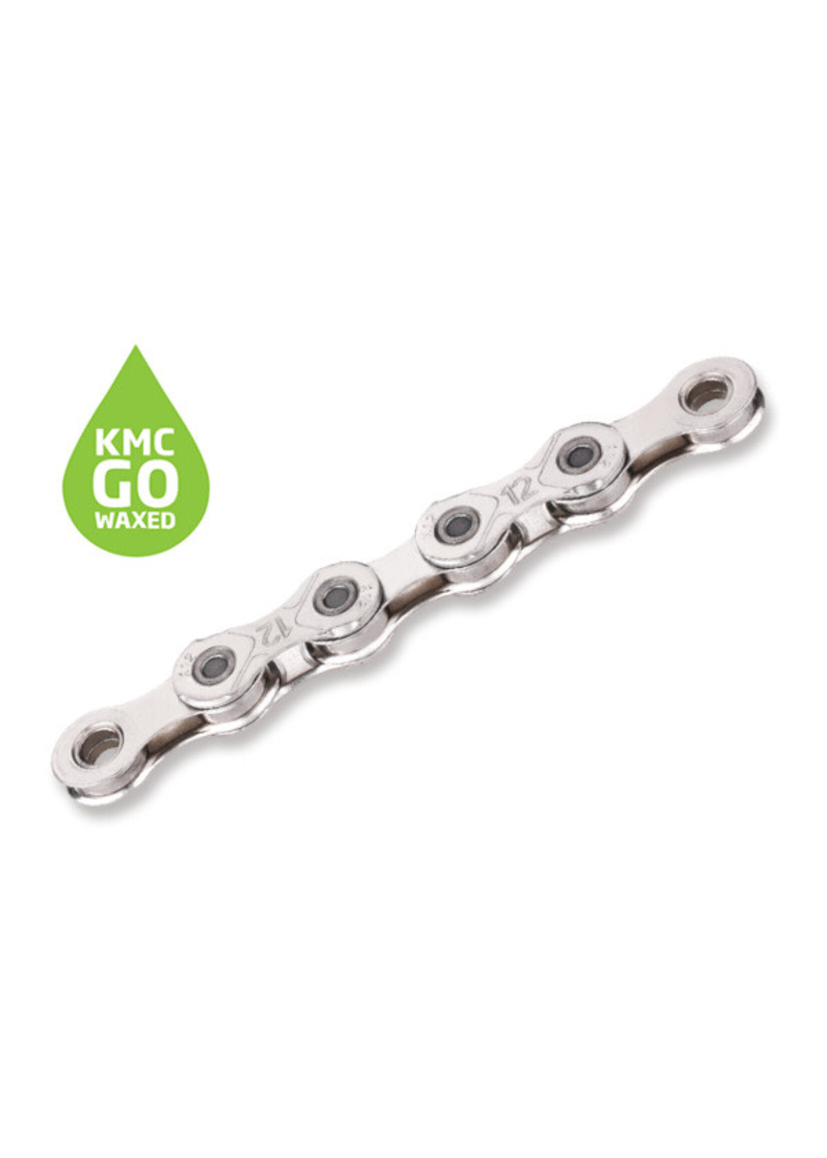 KMC Chaîne KMC X12 Cirée, Argent/Argent