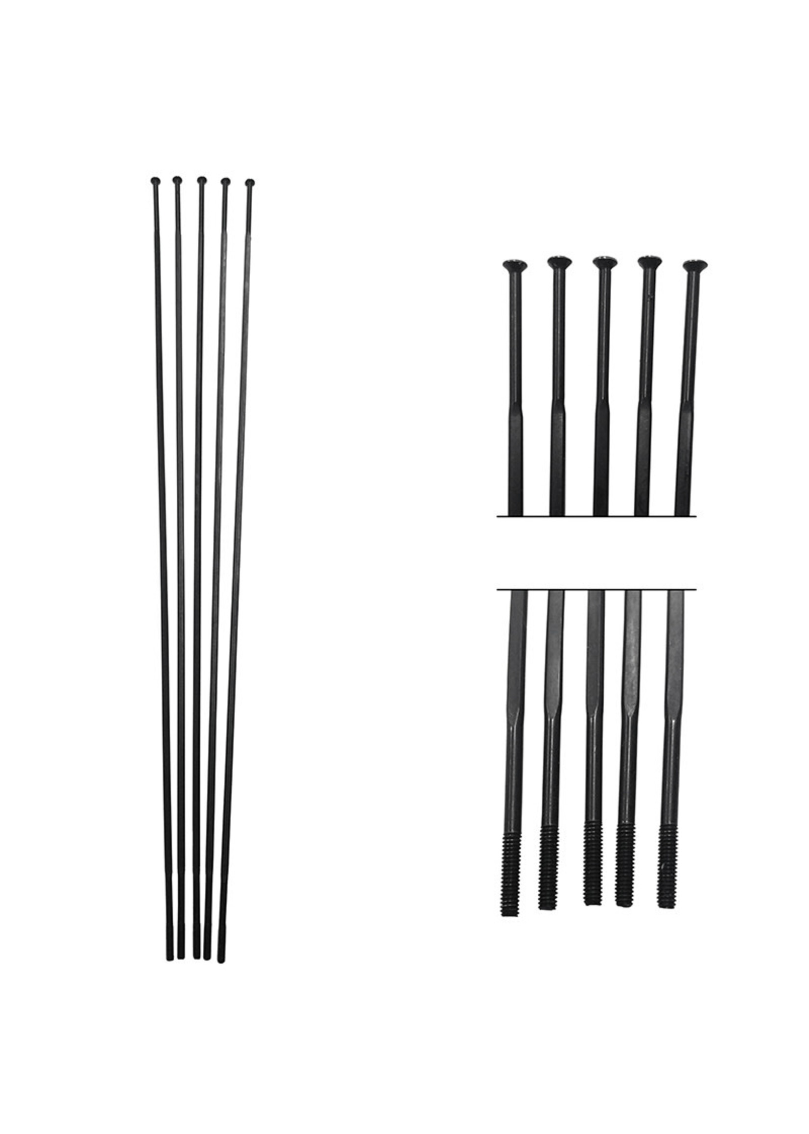 PILLAR NOIR NON COUDÉ 298MM (PAQUET DE 5)