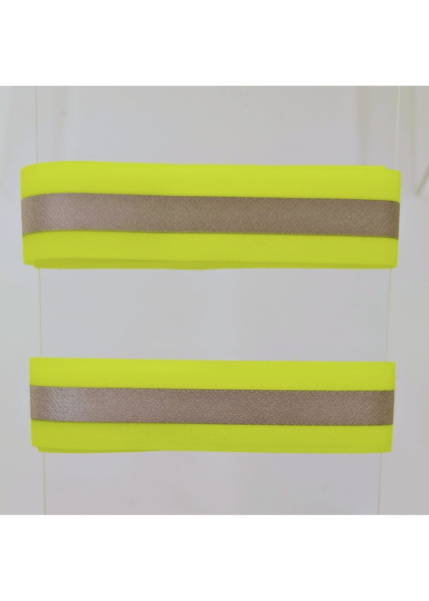 Paire de Serre-Pantalons Velcro, Jaunes