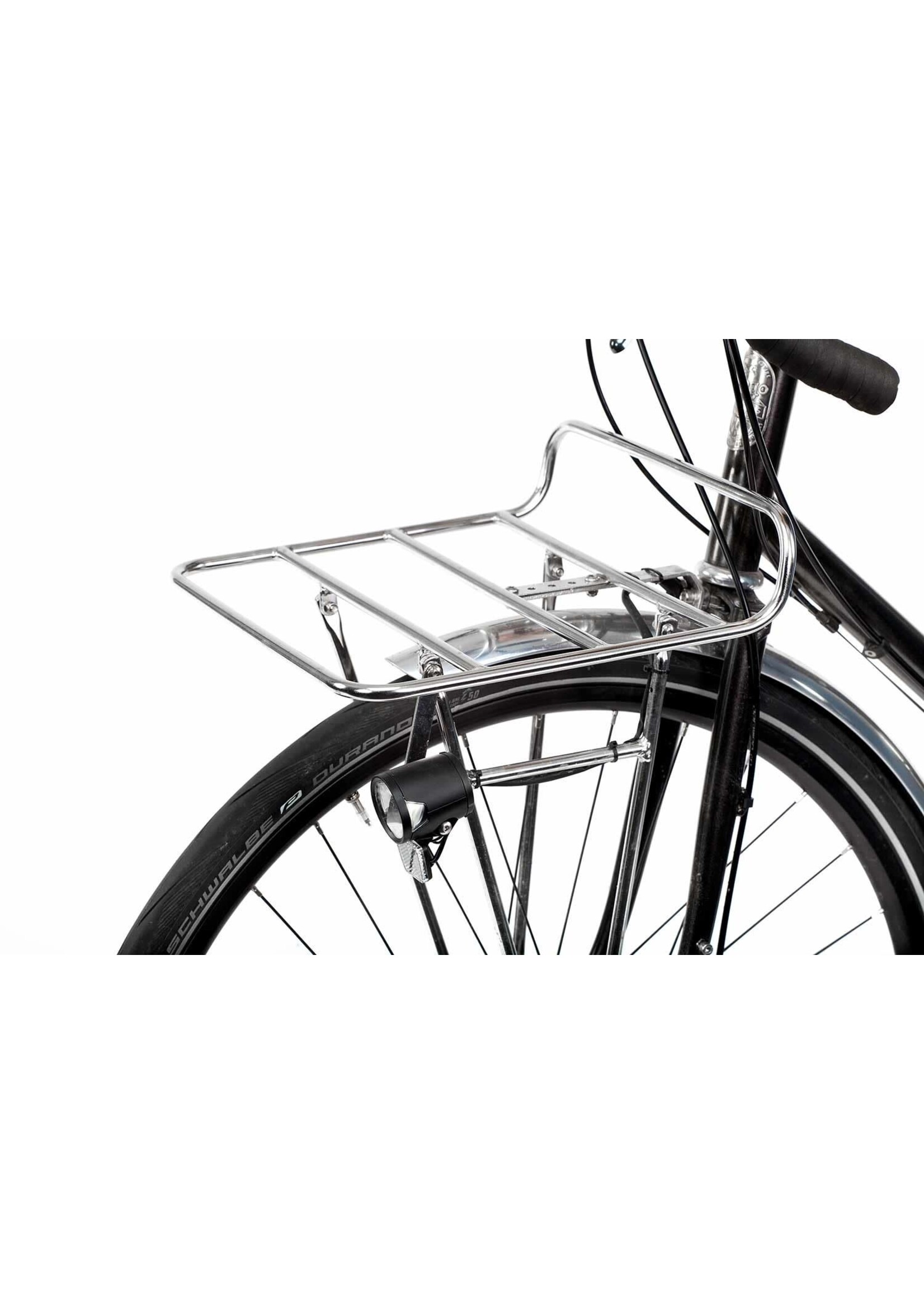 Pelago Bicycles Porte-Bagage Avant Pelago Commuter Moyen en Acier Inoxydable, Noir