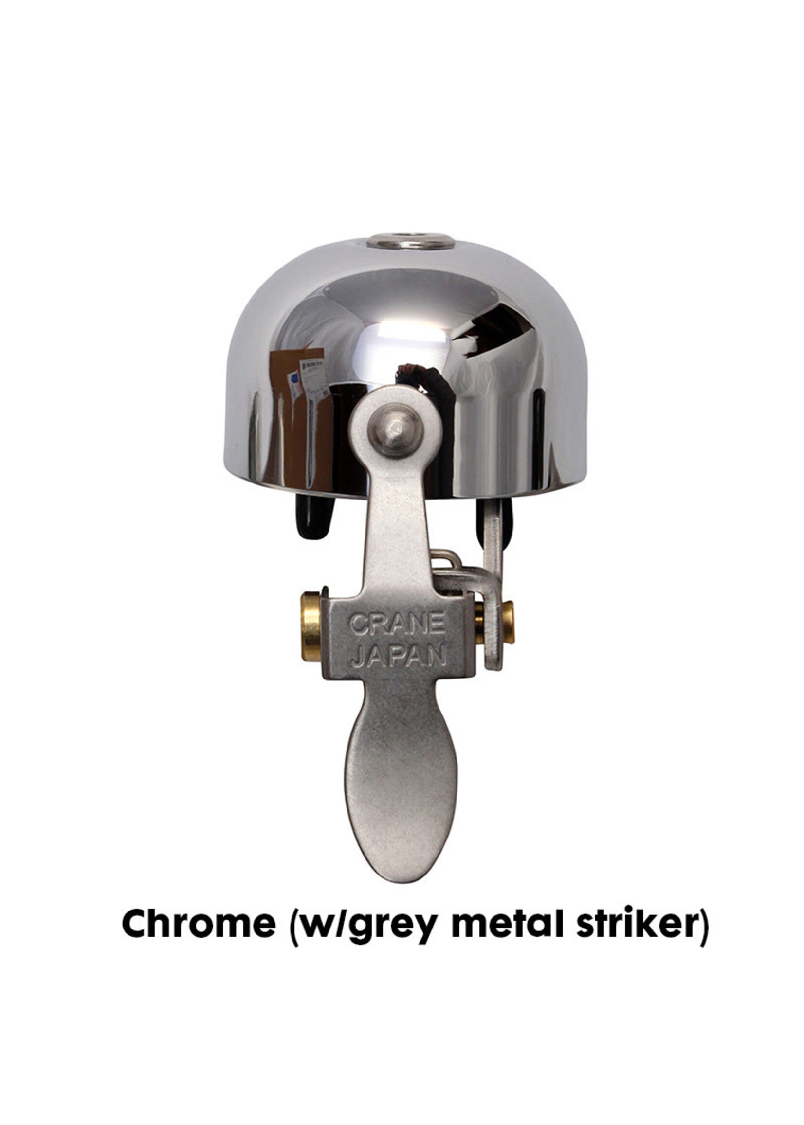 Crane Bell Co. Clochette Crane E-NE, Laiton Chromé