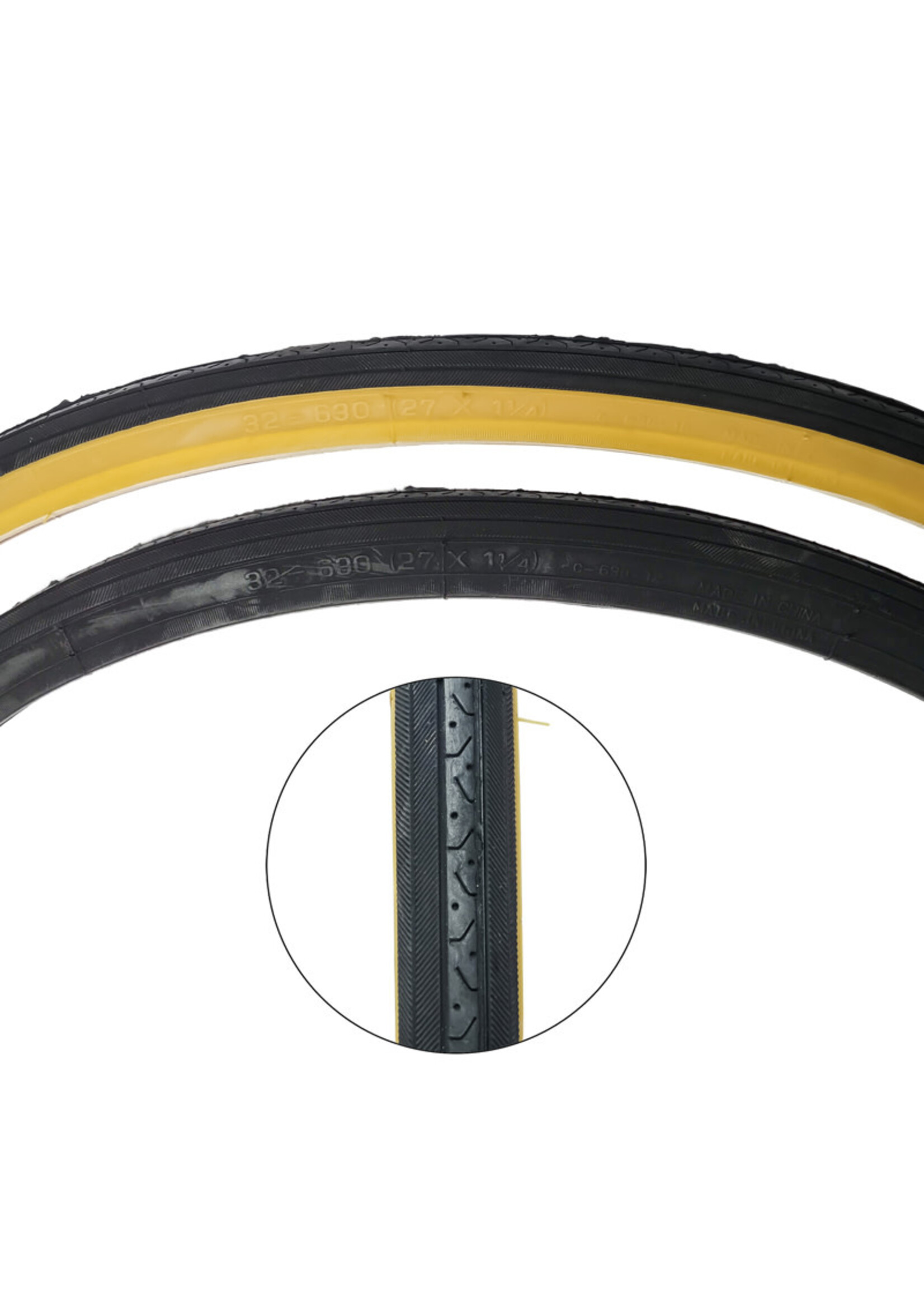 Cheng Shin Tire CST Pneu CST 27 X 1-1/4 GUM WALL
