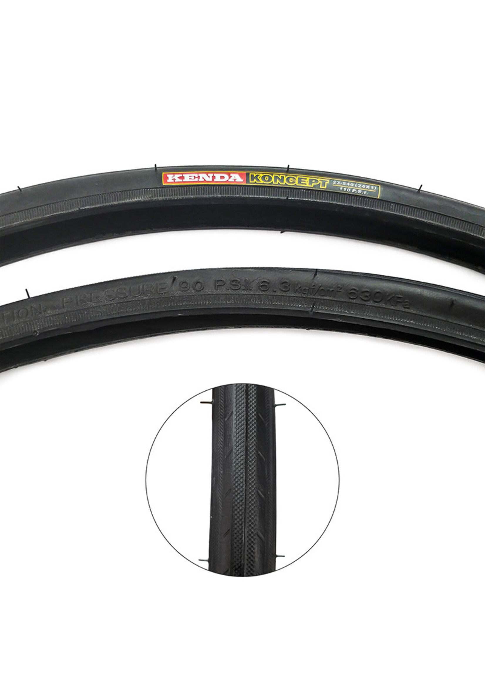Kenda Pneu KENDA KONCEPT 24 X 1 - 24'' X 1.00 (25-520)