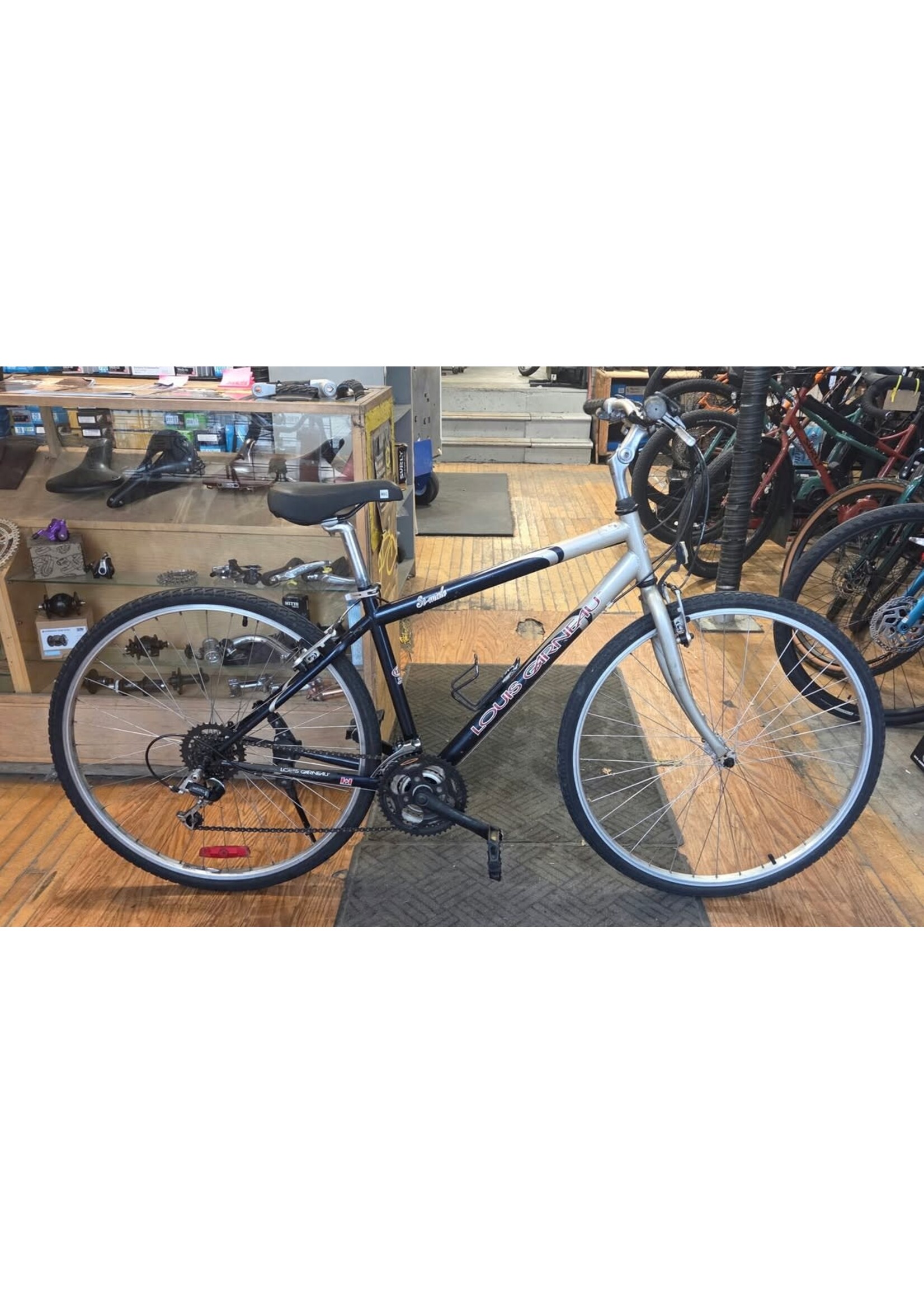 Vélo Usagé Louis Garneau St-Malo, Bleu-Gris, Moyen