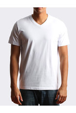 CITY LAB WHITE PREMIUM V NECK T SHIRT