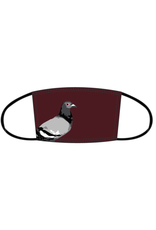 STAPLE BURGUNDY PIGEON FACEMASK