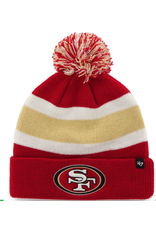 47 BRAND SAN FRANCISCO 49ERS BREAKAWAY CUFF KNIT