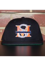 SELFMADE BLACK & ORANGE & WHITE & ROYAL BLUE SELF MADE BOUTIQUE SNAPBACK