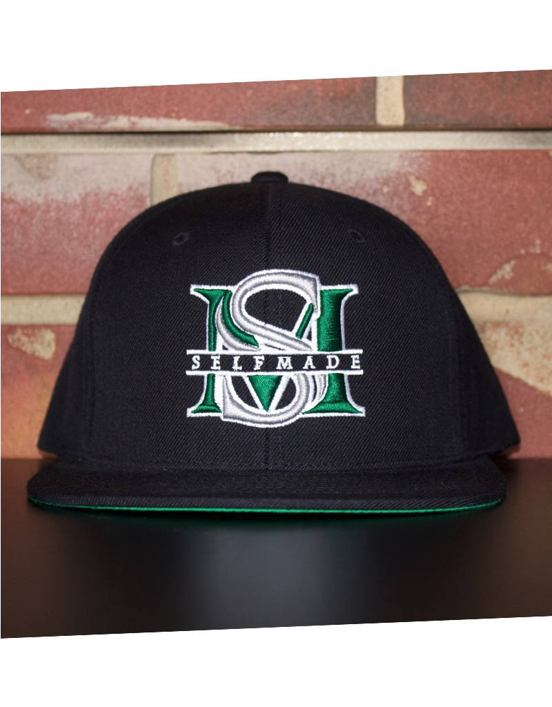 SELFMADE BLACK & JETS GREEN & WHITE SELF MADE BOUTIQUE SNAPBACK