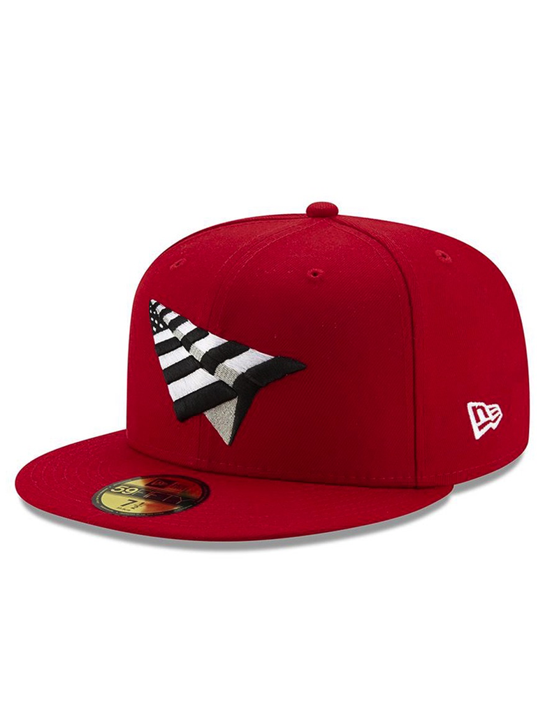PAPER PLANES BY ROC NATION CRIMSON CROWN FITTED