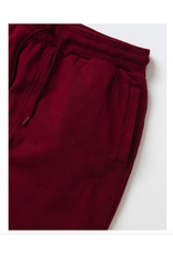 STAPLE BURGUNDY GARMENT WASH SWEATPANT