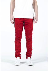 EMBELLISH SPENCER BIKER DENIM (RED)