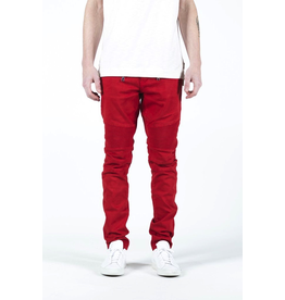 EMBELLISH SPENCER BIKER DENIM (RED)