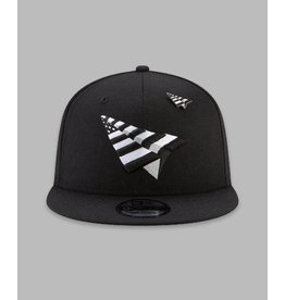 PAPER PLANES BY ROC NATION ORIGINAL CROWN 9FIFTY SNAPBACK W/GREEN UNDERVISOR
