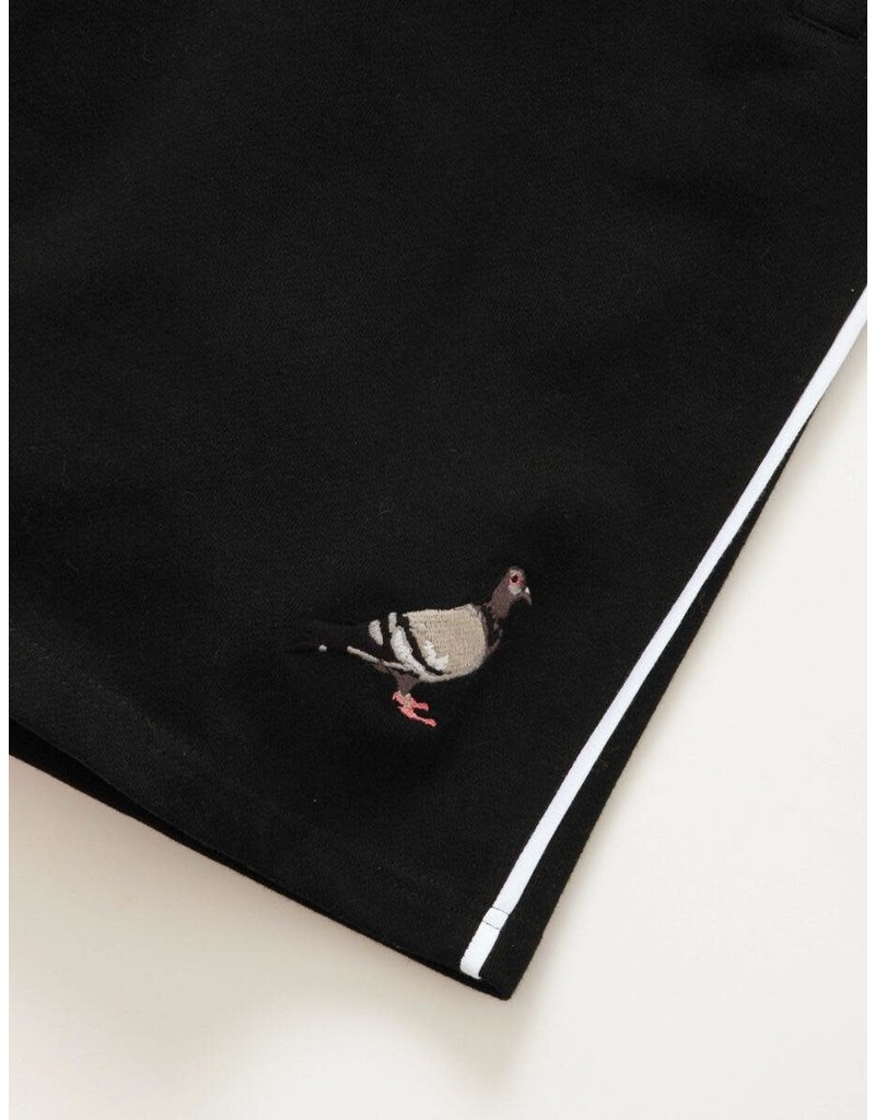 STAPLE BLACK PIPED SWEATSHORT