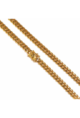 GOLDEN GILT 8MM MIAMI CUBAN