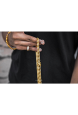 GOLDEN GILT 8MM MIAMI CUBAN